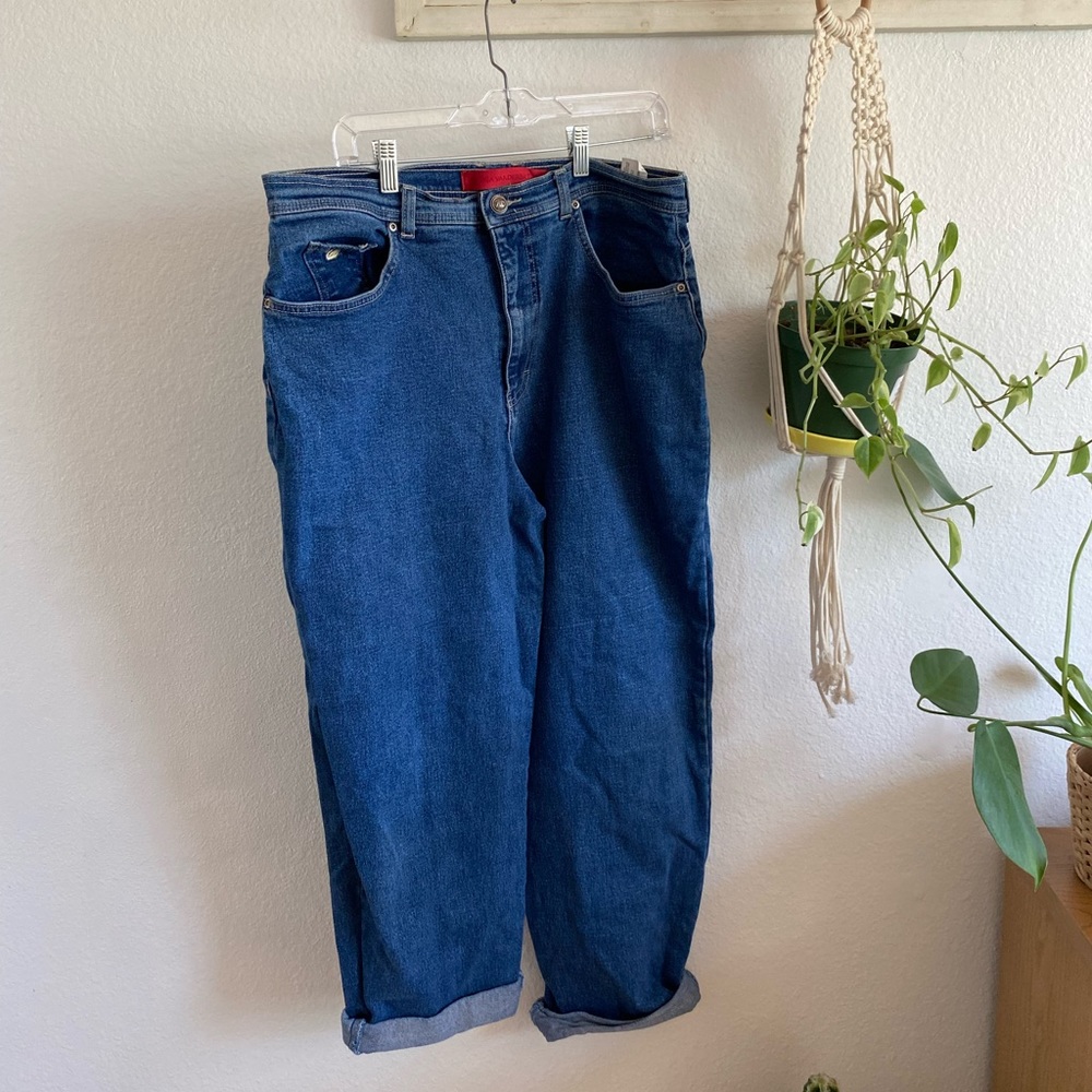 High Rise Blue Jeans - Picture 3 of 5